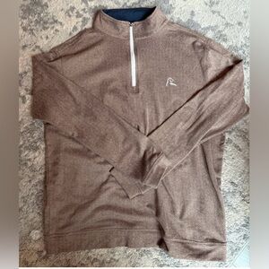 Rhoback Herringbone Quarter Zip